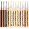 12 Pieces Skin Tone Acrylic Paint Pens, Paint Markers for Wood,Glass,Fabric,Rocks Painting Paint Pens (0.7skin tone)